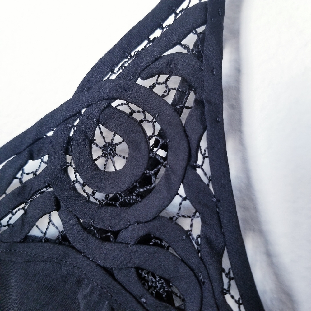 Free People Blouson Brami Black Crop Top - Picture 8 of 12